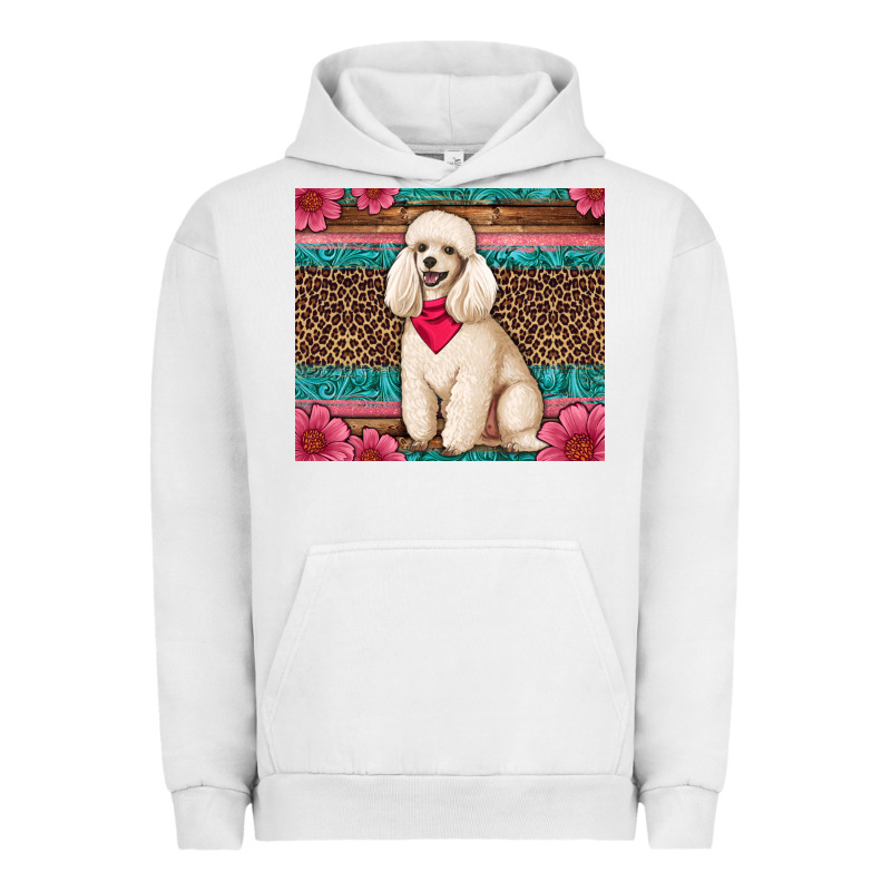 Standart Poodle Floral Urban Hoodie by Artiststas | Teevron