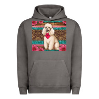 Pigment Tornado standart poodle floral Urban Hoodie - Artiststas