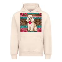 Sandshell standart poodle floral Urban Hoodie - Artiststas