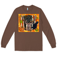 Chestnut crow and deer hunting fall camouflage Long Sleeve Tee - TumblerDesignByShophia