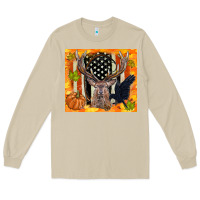 Mushroom crow and deer hunting fall camouflage Long Sleeve Tee - TumblerDesignByShophia