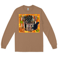 Toasted Coconut crow and deer hunting fall camouflage Long Sleeve Tee - TumblerDesignByShophia