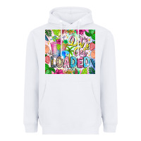 White Lets Get Loaded Heavyweight Hoodie - CowhideDigitalArt