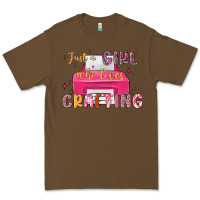 Cacao just a girl who loves crafting Premium Tee - MaliasSmallBusiness