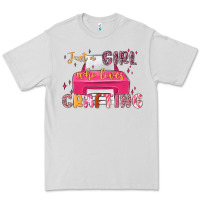 Dove Grey just a girl who loves crafting Premium Tee - MaliasSmallBusiness