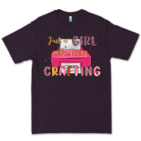 Plum just a girl who loves crafting Premium Tee - MaliasSmallBusiness