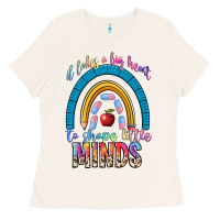 Bone it takes a big heart to shape little Ladies Tee - NancyCooperArtShop