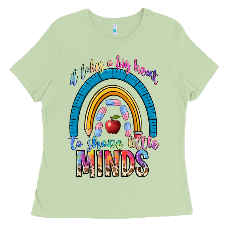 It Takes A Big Heart To Shape Little Ladies Tee by NancyCooperArtShop | Teevron
