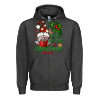 Charcoal Heather Hot Cocoa And Christmas Movie Zipper Hoodie - BundleAndBundleShop