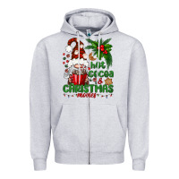 Heather Grey Hot Cocoa And Christmas Movie Zipper Hoodie - BundleAndBundleShop