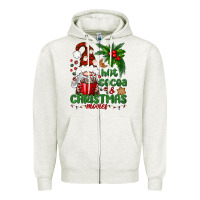 Oatmeal Heather Hot Cocoa And Christmas Movie Zipper Hoodie - BundleAndBundleShop