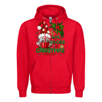 Red Hot Cocoa And Christmas Movie Zipper Hoodie - BundleAndBundleShop