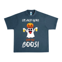 Midnight Navy I'm Just Here For The Boos Urban Heavy Tee - Bettercallsaul