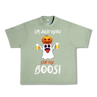 Oil Green I'm Just Here For The Boos Urban Heavy Tee - Bettercallsaul