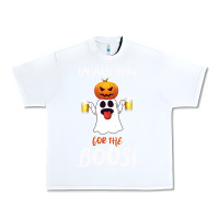 White I'm Just Here For The Boos Urban Heavy Tee - Bettercallsaul