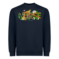 Navy St. Patrick's Day Nurse Heavyweight Sweatshirt - CowGirlArtShop