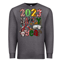 Charcoal Heather 2023 Happy New Year Premium Sweatshirt - CowhideDigitalArt