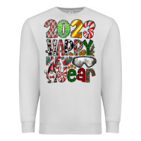 Dove Grey 2023 Happy New Year Premium Sweatshirt - CowhideDigitalArt