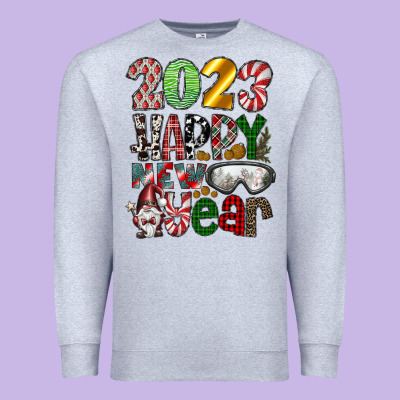 2023 Happy New Year Premium Sweatshirt Designed By Cowhidedigitalart