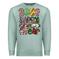 Seafoam 2023 Happy New Year Premium Sweatshirt - CowhideDigitalArt