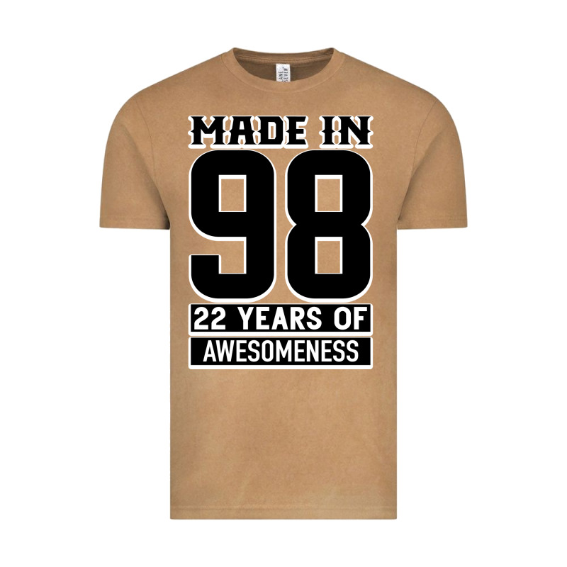Made In 98 22 Years Of Awesomeness Vintage Tee by Bettercallsaul | Teevron