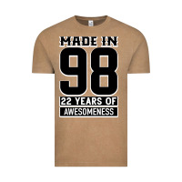 Vintage Coffee Made in 98 22 Years Of Awesomeness Vintage Tee - Bettercallsaul