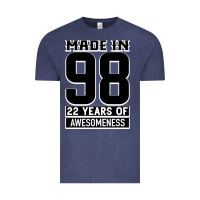 Vintage Denim Made in 98 22 Years Of Awesomeness Vintage Tee - Bettercallsaul