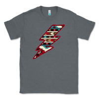 Charcoal Heather Western Aztec Pattern Lightning Classic Tee - Bettercallsaul