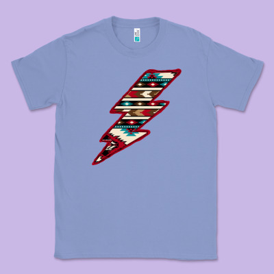 Western Aztec Pattern Lightning Classic Tee Designed By Bettercallsaul
