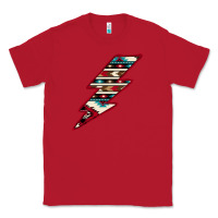 Red Western Aztec Pattern Lightning Classic Tee - Bettercallsaul