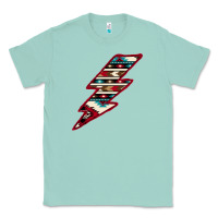 Seafoam Western Aztec Pattern Lightning Classic Tee - Bettercallsaul