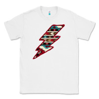 White Western Aztec Pattern Lightning Classic Tee - Bettercallsaul