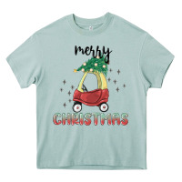 Arona merry christmas kids car Heavy Core Tee - MaliasSmallBusiness