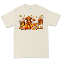 Bone Fall Autumn cow pumpkin coffee cups Premium Tee - RanaPortraitStore