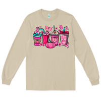 Mushroom Cancer coffee cups Cancer Awareness Long Sleeve Tee - HowdyJamesFarm