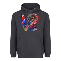 Smoke patriotic Love Heavyweight Hoodie - CowhideDigitalArt