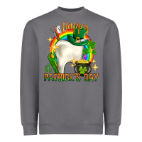Storm Happy Dentist St. Patrick's Day Heavyweight Sweatshirt - HowdyJamesFarm