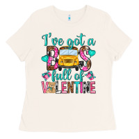 Bone ive got a bus full of valentine Ladies Tee - NancyCooperArtShop