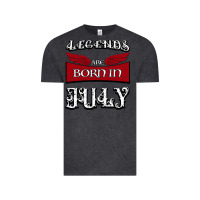 Vintage Black Legends are born in July Vintage Tee - Bettercallsaul