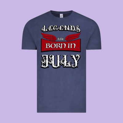 Legends Are Born In July Vintage Tee Designed By Bettercallsaul