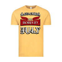 Vintage Mustard Legends are born in July Vintage Tee - Bettercallsaul