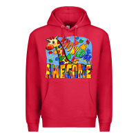 Cardinal Knowledge is awesome Autism giraffe Premium Hoodie - FaDigitalArtStudio