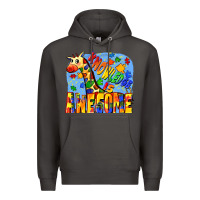 Smoke Knowledge is awesome Autism giraffe Premium Hoodie - FaDigitalArtStudio