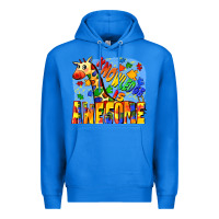 True Royal Knowledge is awesome Autism giraffe Premium Hoodie - FaDigitalArtStudio