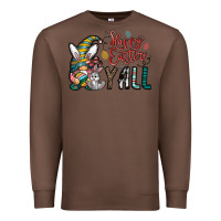 Chestnut happy easter y all Premium Sweatshirt - CowhideDigitalArt