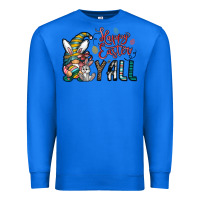 True Royal happy easter y all Premium Sweatshirt - CowhideDigitalArt