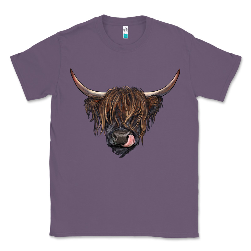 Black Highland Cow Classic Tee by RanaPortraitStore | Teevron