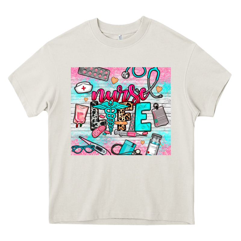 Nurse Life Heavy Core Tee by NancyCooperArtShop | Teevron