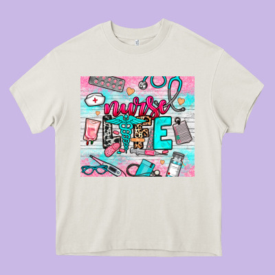 Nurse Life Heavy Core Tee Designed By Nancycooperartshop