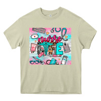 Mossy nurse life Heavy Core Tee - NancyCooperArtShop